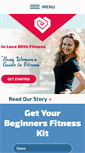 Mobile Screenshot of inlovewithfitness.com